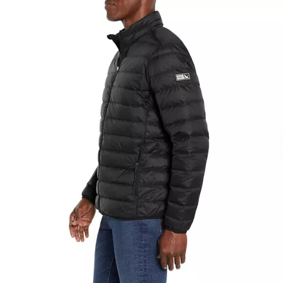 Eddie Bauer Men's Packable Down Jacket Microlight Black Small NWT - Picture 3 of 14